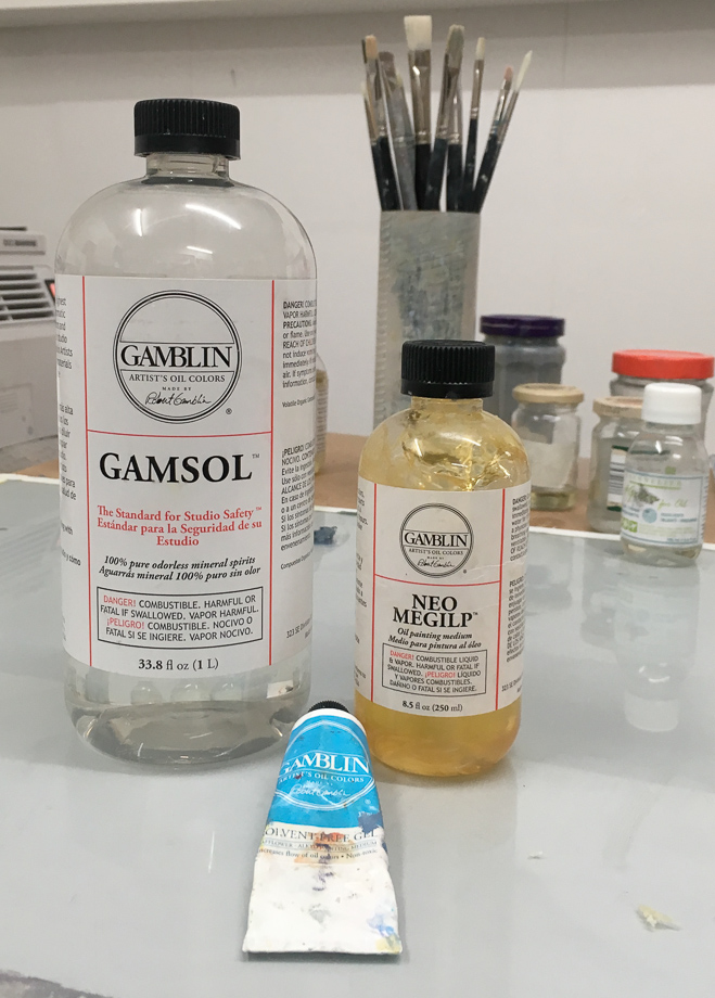 Gamblin Gamsol 33.8oz, Odorless Mineral Spirits